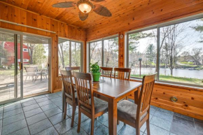 Lake Wissota Home with Private Dock and Fire Pit!